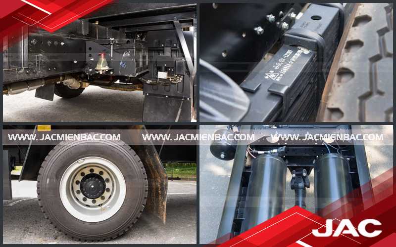 khung gầm xe tải jac a5 thùng lửng