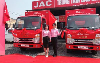 Bàn giao xe tải JAC cho Công ty CPN J&T Phú Thọ