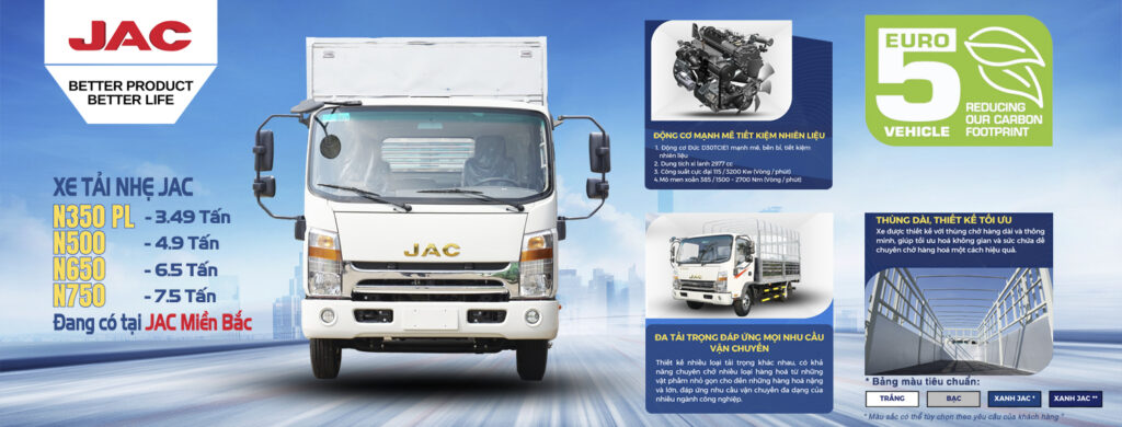 Xe Tải JAC N650 - 6.8 Tấn