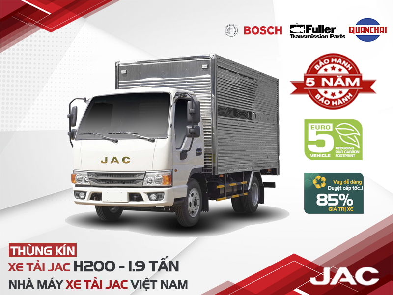 xe tải jac h200 thùng kín